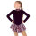 Jerrys Fleece-Eislaufkleid „Catwalk“, schwarz / pink