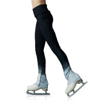 EliteXpression Figure Skating High Waist Leggings Marbled Grey