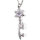 Jerry`s Necklace „Snowflake-Blade“, blue