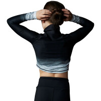 EliteXpression Eiskunstlauf Training Crop Top Marbled Grey